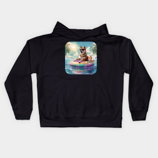 enjoy the summer season at the beach Kids Hoodie